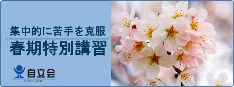 春期特別講習 西千葉 個別指導